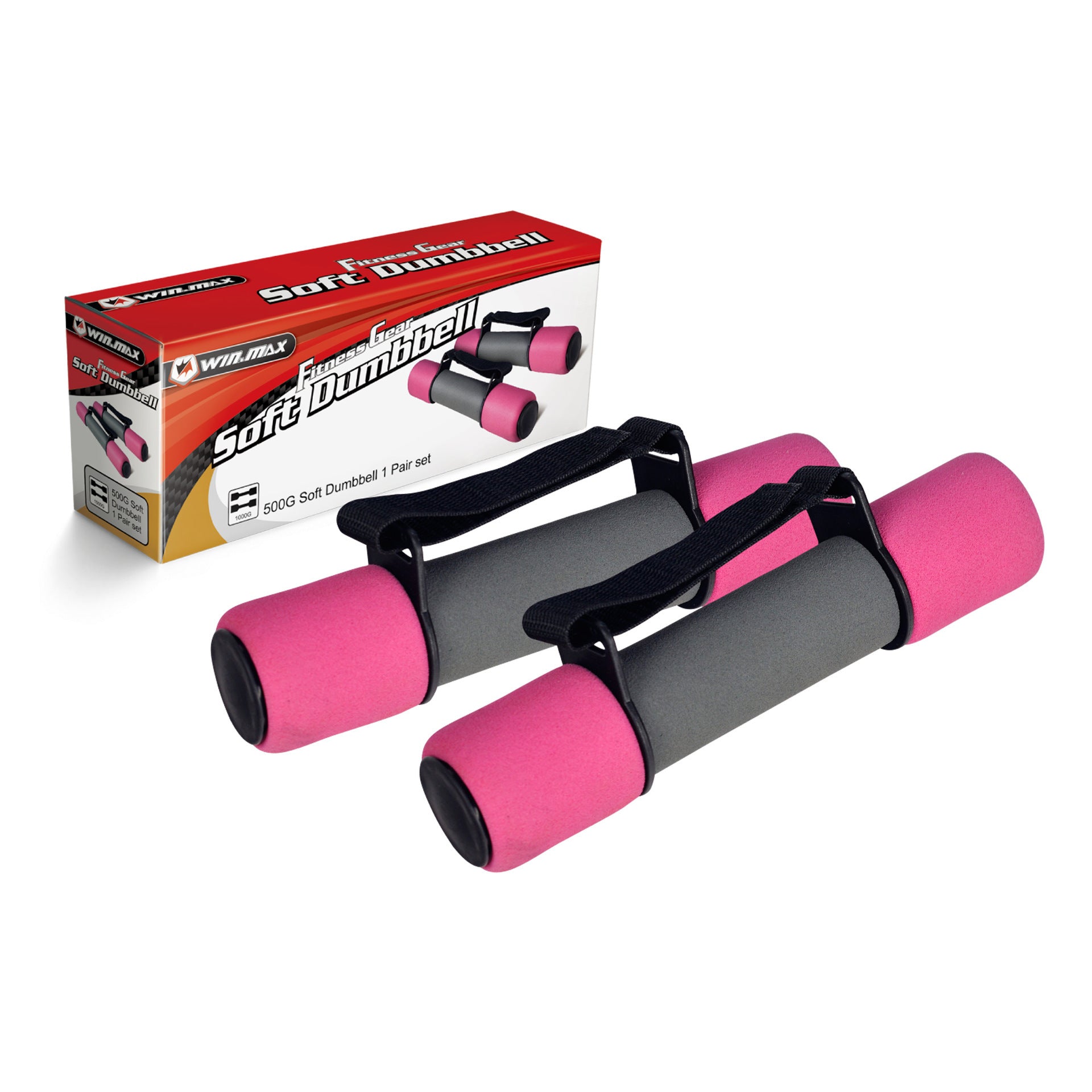 Ladies Dumbbell Home Exercise Fitness Equipment Gym Aerobics A Pair Of Foam Dumbbells - Echo Essence