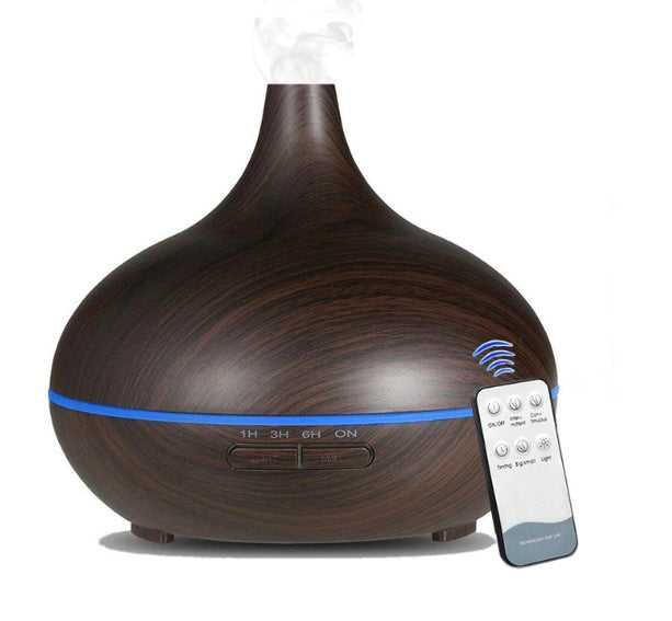 Ultrasonic Aroma Diffuser Humidifier Wood Grain - Echo Essence