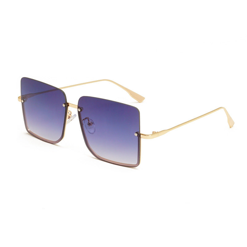 Half-Frame Ocean Fashion Trendy Sunglasses - Echo Essence