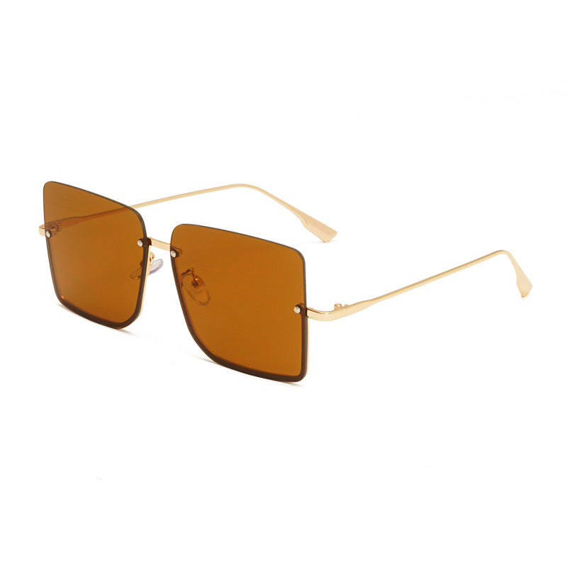 Half-Frame Ocean Fashion Trendy Sunglasses - Echo Essence