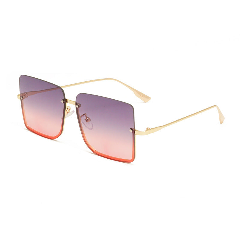 Half-Frame Ocean Fashion Trendy Sunglasses - Echo Essence