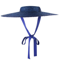 Women Ribbon Beach  Boater Fashionable Sun Hat - Echo Essence