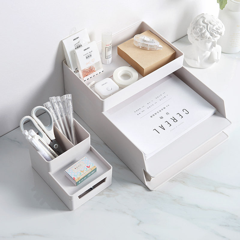 Office Desktop Organizer Storage Box Drawer Type - Echo Essence