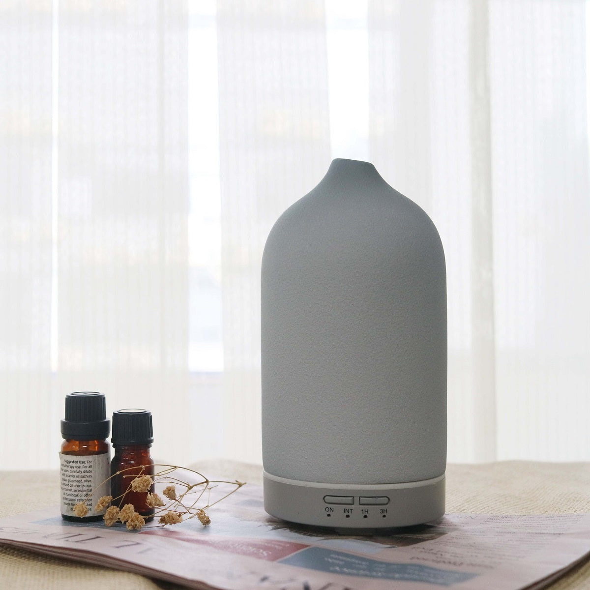 5 Colors Humidifier Ceramic Aroma Diffuser - Echo Essence