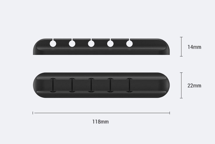 Silicone storage cable management cable clamp - Echo Essence