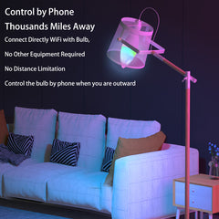 Smart Wi-Fi Led Lamp Voice Control Light Bulbs Alexa Google Home For Home Decorative - Echo Essence