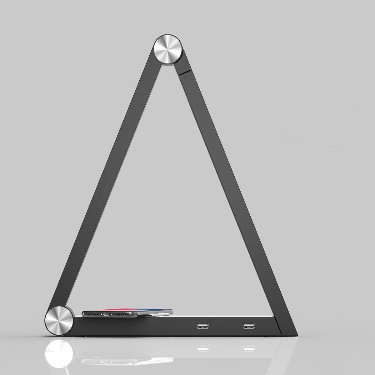 LED Triangle Table Lamp Wireless Charging Led Desk Lamp - Echo Essence