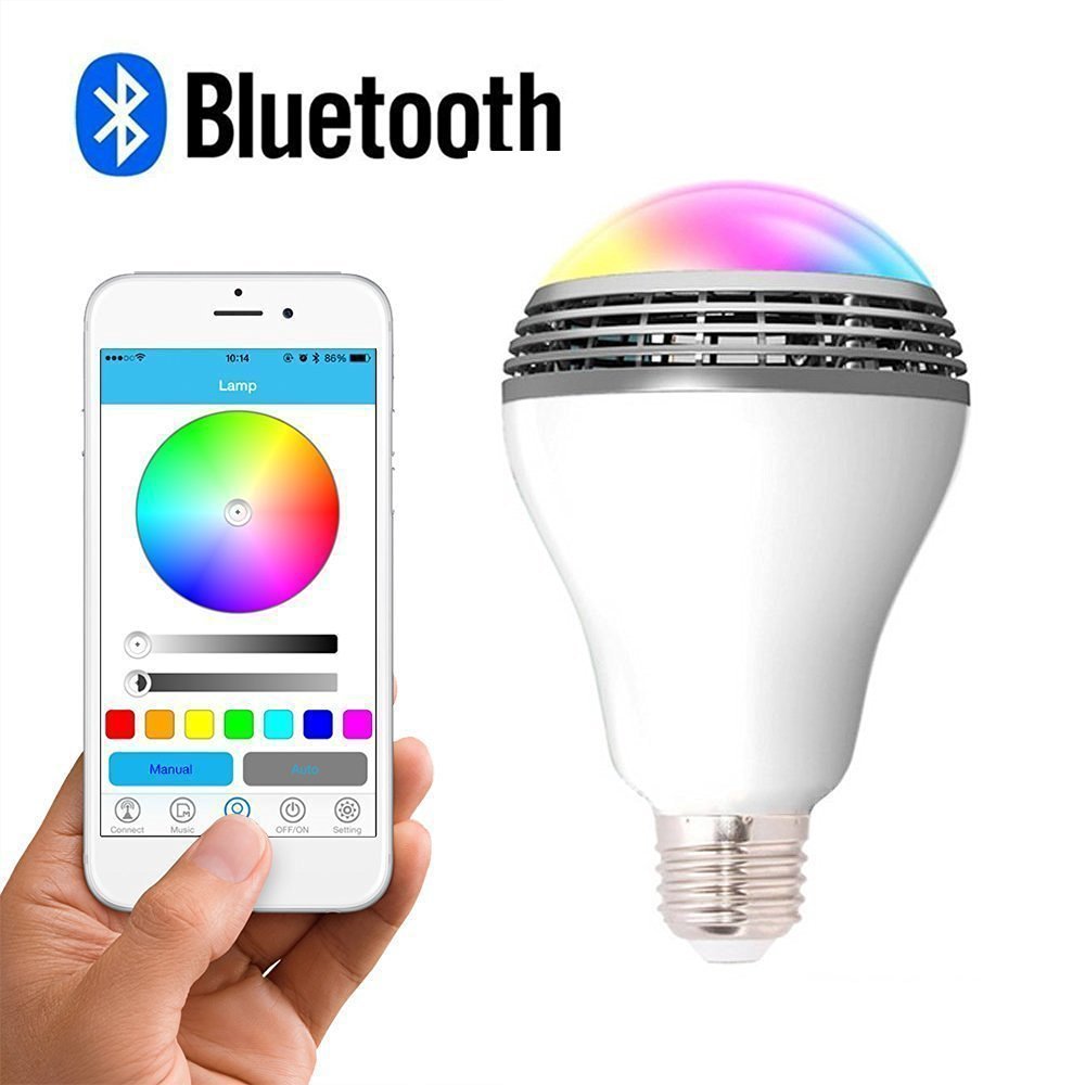 Creative Home LED Smart Bluetooth Speaker E27 Bulb Light - Echo Essence