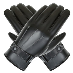 Men's Padded Warm Touch Screen Cycling Gloves - Echo Essence