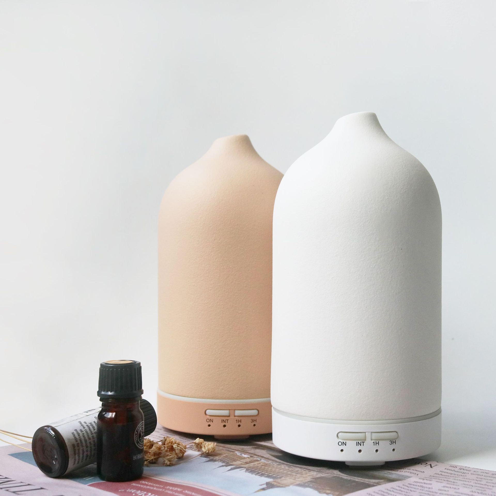 5 Colors Humidifier Ceramic Aroma Diffuser - Echo Essence